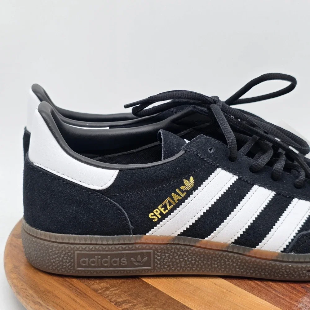 Adidas Handball Spezial Men's Shoes Core Black White Gum DB3021 Size 9.5 NEW